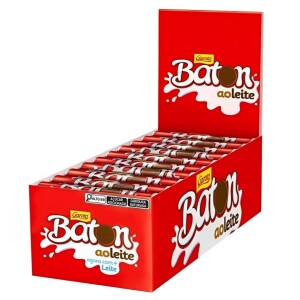 Chocolate Baton Ao Leite C30Unidades 16Gr Garoto com 38% de desconto