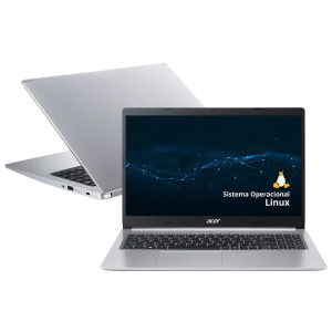 Notebook Acer Aspire 5 Ryzen 5-5500U, 16GB RAM, 512GB SSD, Tela 15,6” FHD IPS, Linux: de R$ 4.399...