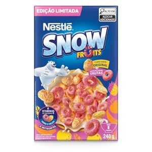 Cereal Matinal Snow Fruits 240g com 44% de desconto
