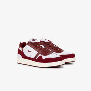Tênis Couro Lacoste T-Clip Masculino: de R$ 449,00 por R$ 277,99