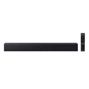 Soundbar Samsung HW-B400F com 2.0 canais Bluetooth Subwoofer integrado e HDMI ARC com 31% de desc...