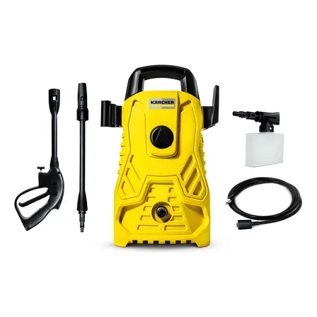 Lavadora de Alta pressão Kärcher Compacta 1500 PSI/Libras 1400W 300L/h com Aplicador de Detergent...