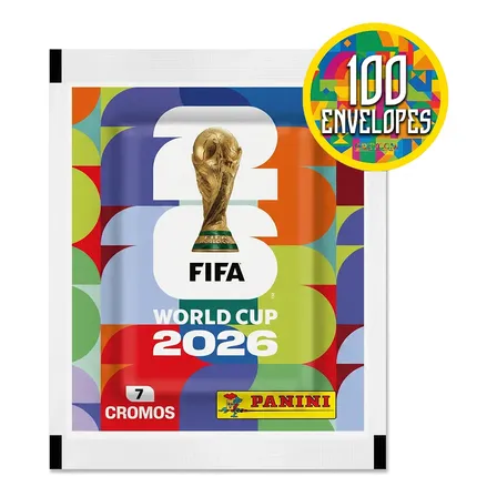 Achamos: Kit 700 Figurinha Do Álbum Copa Do Mundo 2026- 100 Envelopes por R$ 1,00
