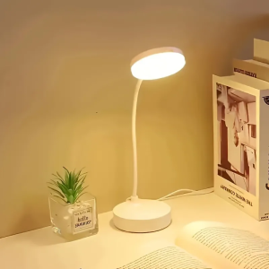 Lâmpada de mesa LED flexível 3 níveis USB por R$ 27,93