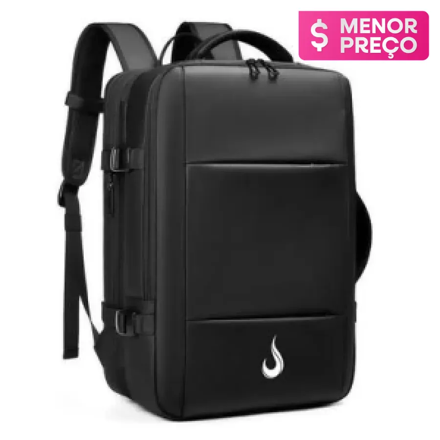 Mochila Gamer Rise Mode para Notebook até 15.6" Expansível Style 02 Backpack Preto - RM-BP-ST-02-...
