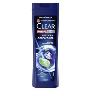 Shampoo Clear Men Anticaspa Ice Cool Menthol 400ml por R$ 20,00