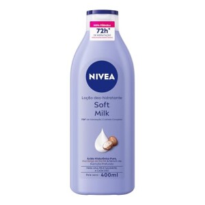 Loção Hidratante NIVEA Soft Milk 400ml com 40% de desconto