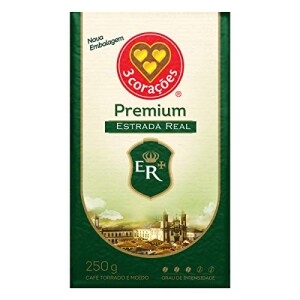 3 Corações Café Torrado E Moído Estrada Real Premium À Vácuo 250g com 29% de desconto