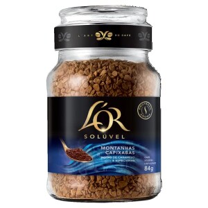 L'or, Café Solúvel Montanhas Capixabas Vidro 84g com 55% de desconto