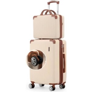 Mala de Bordo 10kg com Frasqueira Bagagem de Mão Expansivel Aprovada ANAC com 4 Rodas duplas 360°...