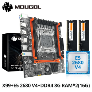 Achamos: Kit Upgrade X99 Mougol Xeon E5 2680 V4 16GB RAM DDR4 por R$ 277,89