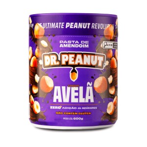 Pasta de Amendoim com Whey Protein 600g Dr Peanut em promoção na Shopee