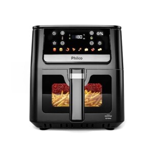 Air Fryer Philco 6,5L Visor Glass 1700W PAF65 127V em promoção na Amazon