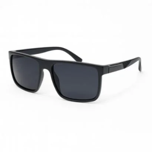 Óculos de Sol Masculino Quadrado Preto UV400 em promoção na Netshoes