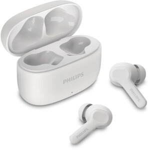 Achamos: PHILIPS, Fone de Ouvido Sem Fio TWS, TAT1109WT00, Bluetooth, Com Microfone, Até 24 horas...