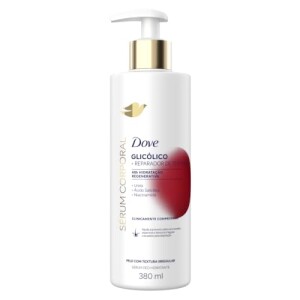 Dove Hidratante Sérum Corporal Glicólico + Reparador de Textura 380ml com 57% de desconto