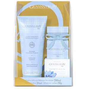 Kit Giovanna Baby: Colônia 20ml + Loção 200ml + Sabonete 90g com 27% de desconto