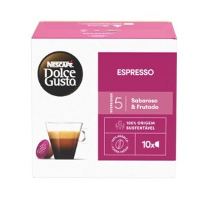 Nescafe Dolce Gusto, Espresso, 10 Cápsulas: de R$ 21,99 por R$ 16,99