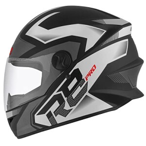 Achamos: CAPACETE FECHADO PRO TORK R8 PRO FOSCO PRETO - PRATA TAM 60 por R$ 156,00