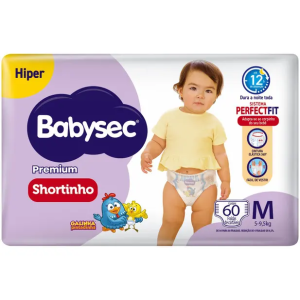 Achamos: Fralda Shortinho BabySec Premium Galinha Pintadinha Tam. M 5 a 9,5kg 60 Unidades por R$ ...