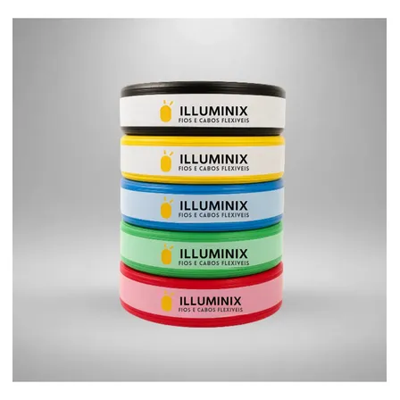 Cabo Flexível 2,5 Mm² Illuminix Rolo Com 100 Metros 750v Azul por R$ 124,00