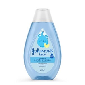 Achamos: Johnson's Baby Shampoo Infantil Cheiro Prolongado, 400ml, Azul por R$ 17,00