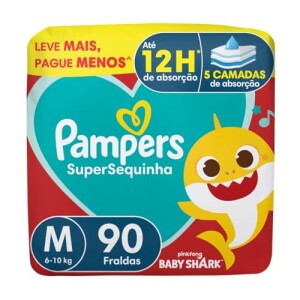 Fralda Pampers Supersec M 90 Unidades — 22% OFF