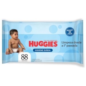 Achamos: Lenço Umedecido Huggies Higiene Diária 88 unidades por R$ 9,49