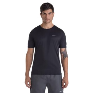 Achamos: Camiseta Mizuno Nirvana Masculina - Preto por R$ 31,96