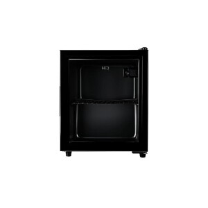 Frigobar Expositor HQ 50L Porta de Vidro Duplo Full Black com Luz Interna e Termostato HQ-50FBPV ...
