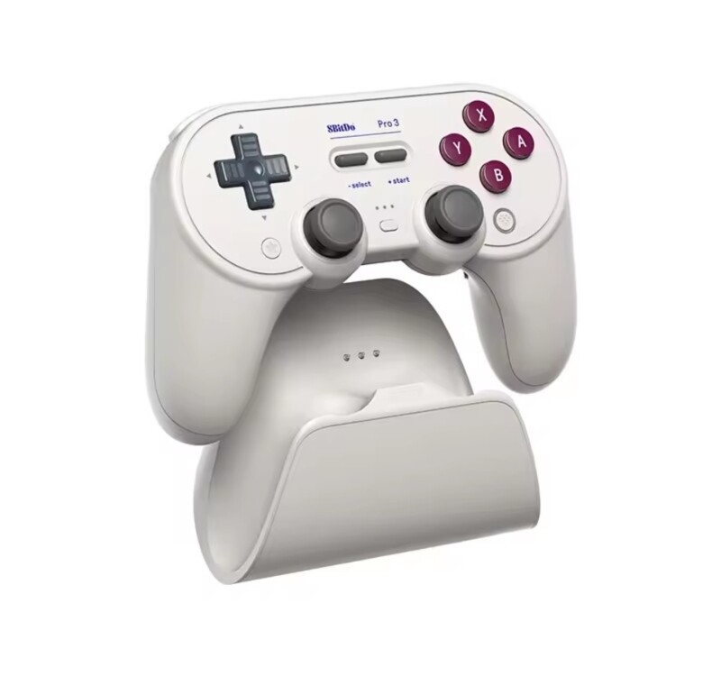 Controle sem fio 8BitDo Pro 3 para Switch 12 Windows Apple com joysticks TMR por R$ 243,37
