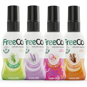 Bloqueador Odores Sanitários Freecô 4 unidades em promoção na Amazon