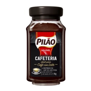 Café Solúvel Em Pó Pilão Cafeteria Vidro 70g com 17% de desconto