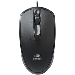 Achamos: C3Tech, Mouse USB, MS-31BK, Fio Óptico, 1000 DPI por R$ 8,25