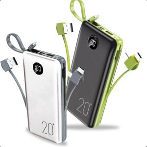 Achamos: Carregador Portátil 20000mAh Power Bank Universal por R$ 53,79