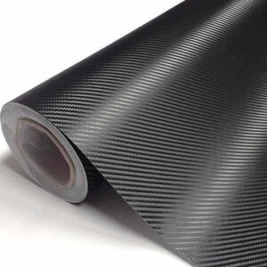 Envelopamento Fibra Carbono Preto 1Mx30Cm Para Coluna Carro — 28% OFF