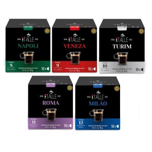 Kit Cafe 50 Cápsulas Dolce Gusto Café Gourmet Expresso Cafe Italle por R$ 75,53
