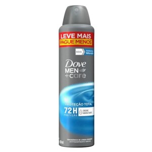 Dove Men+Care Antitranspirante Aerosol Proteção Total 250 Ml — 33% OFF