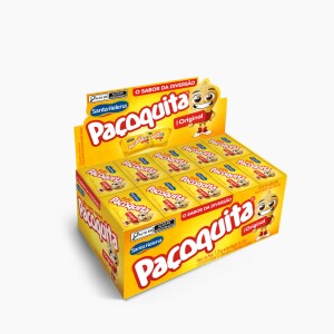 Paçoquita Quadrada Embalada Display De 1Kg Com 50 Unidades De 20g com 58% de desconto