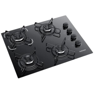 Achamos: Fogão Cooktop 4 Bocas Bivolt Itatiaia Essencial Preto por R$ 256,60