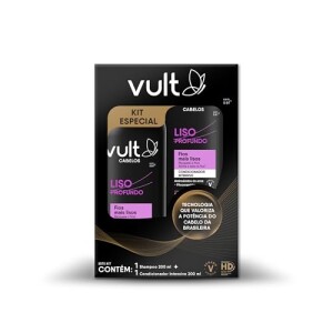 Achamos: Vult Promopack Shampoo E Condicionador Liso Profundo 2x200ml por R$ 15,93