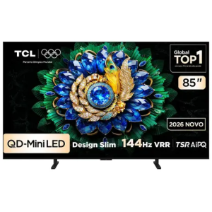 Smart TV 4K TCL Premium QD-Mini LED 85 Polegadas com Google TV 144Hz Dolby Vision Dolby Atmos e H...