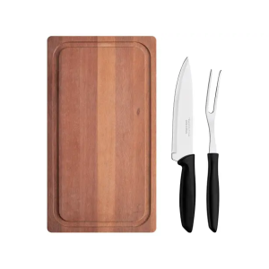 Achamos: Kit Churrasco Tramontina Plenus 3 Peças por R$ 25,00
