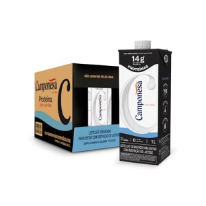 Leite UHT Zero Lactose 14g Proteína 1L - 12un com 33% de desconto