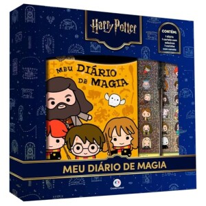 Harry Potter - Meu Diário de Magia com Varinha-Caneta e Adesivos em promoção na Amazon
