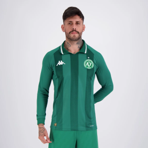 Camisa Kappa Chapecoense I Manga Longa 2025: de R$ 339,90 por R$ 175,87