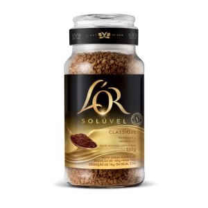 L'OR, Café Solúvel Classique Pote de Vidro 130g em promoção na Amazon