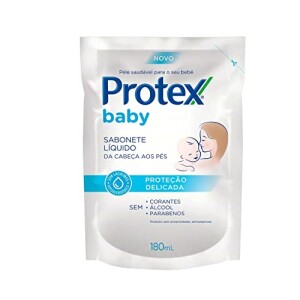 Protex Baby Delicate Care Sabonete Líquido Infantil Refil, 180ml por R$ 8,74