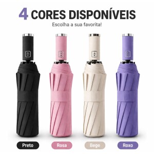 Achamos: Guarda-chuva Grande Sombrinha Reforçada Super Resistente à Água Pronta Entrega por R$ 29,99