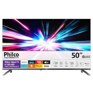 Smart TV 50” Philco P50CRB 4K LED Dolby Audio por R$ 1.329,06